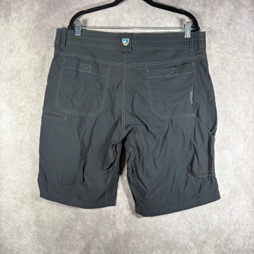 Kuhl Shorts Mens 38 Gray Renegade Cargo Hiking Outdoor Lightweight Quick Dry